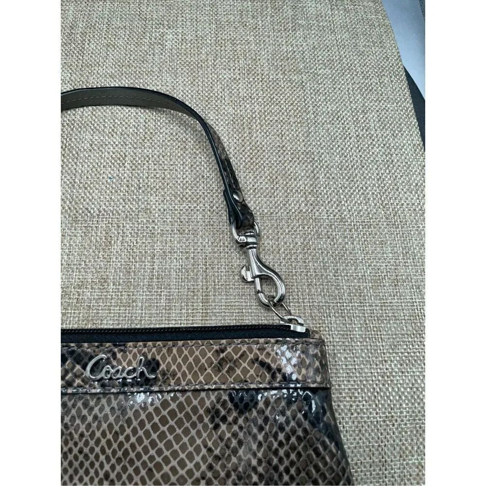Coach Snake Print Wristlet - Picture 11 of 15
